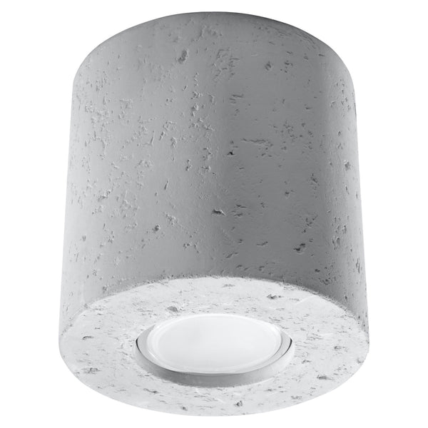 Plafonieră ORBIS din beton gri, stil industrial – Lumiex