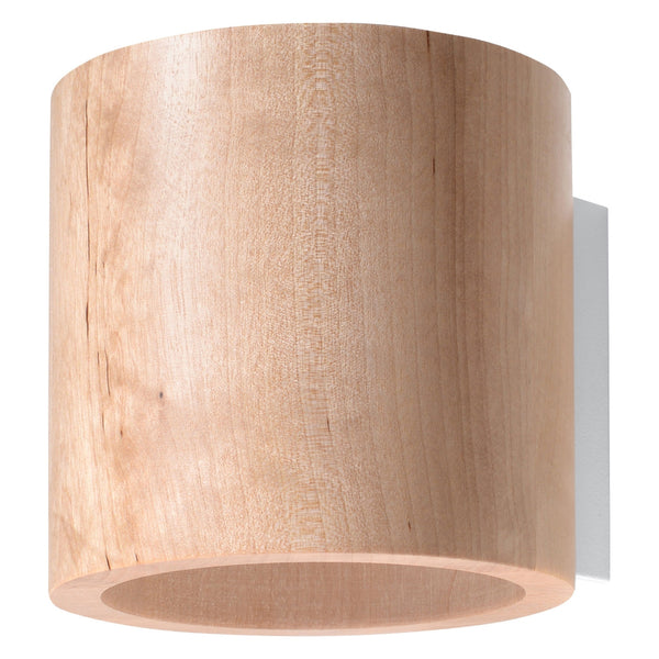 Aplică de perete ORBIS din lemn natural, scandinav – Lumiex