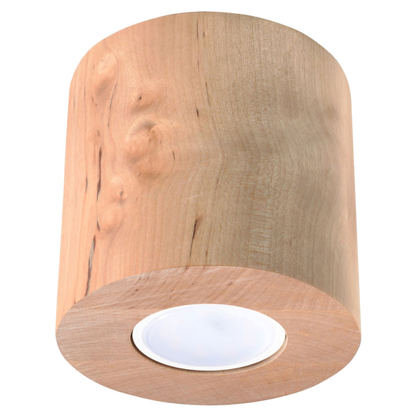 Plafonieră ORBIS din lemn natural, stil scandinav – Lumiex