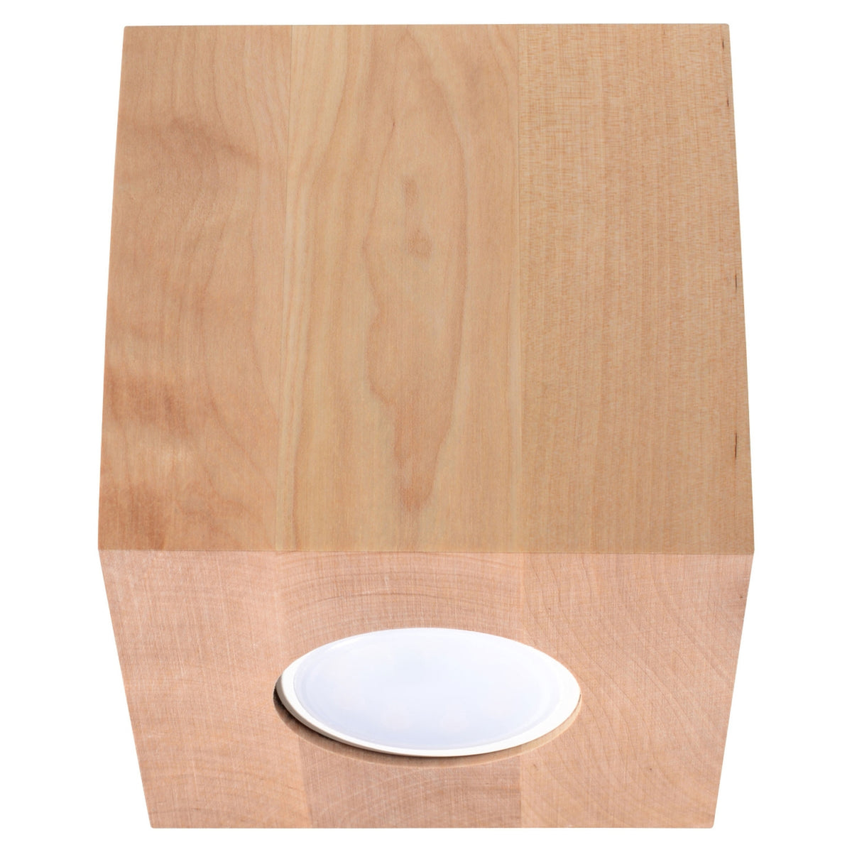 Plafonieră QUAD din lemn natural, stil scandinav – Lumiex