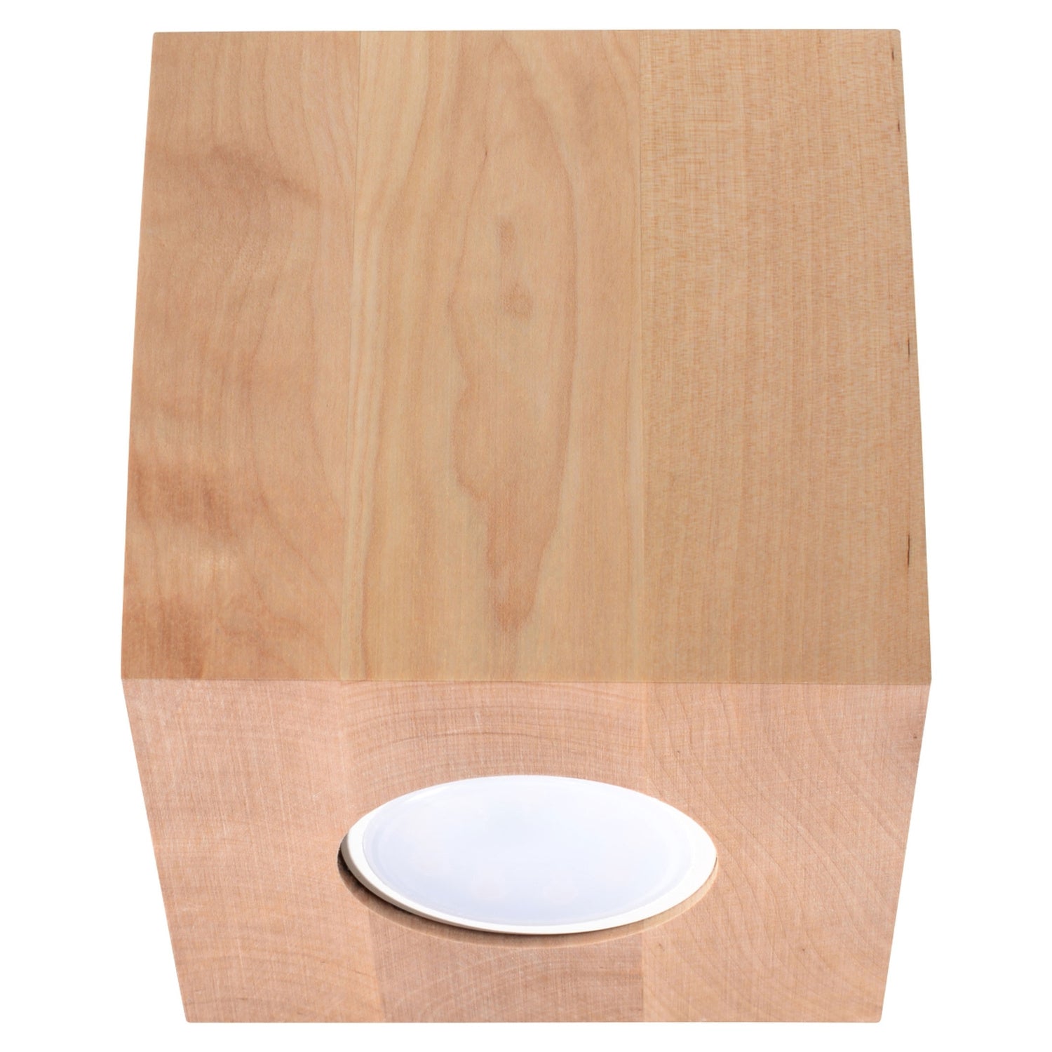 Plafonieră QUAD din lemn natural, stil scandinav – Lumiex