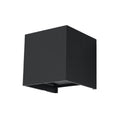 Lampa de perete LUCA negru LED IP54