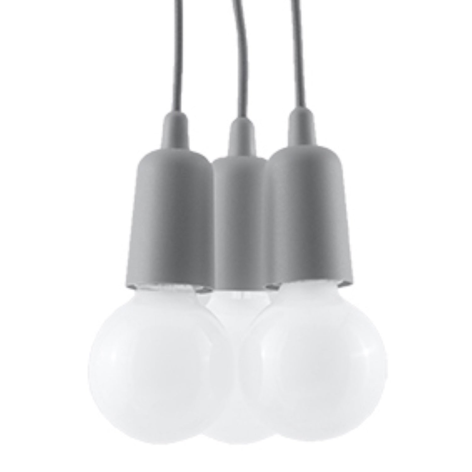 Lampa suspendata DIEGO 3 gri
