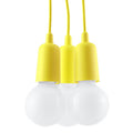 Lampa pandantiv DIEGO 3 galbena