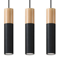 Lampa pandantiv PABLO 3 negru