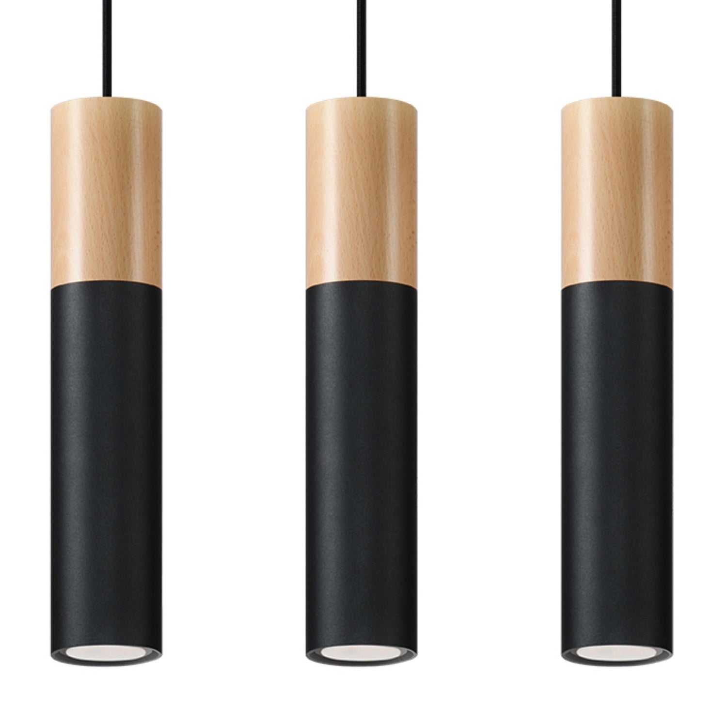 Lampa pandantiv PABLO 3 negru