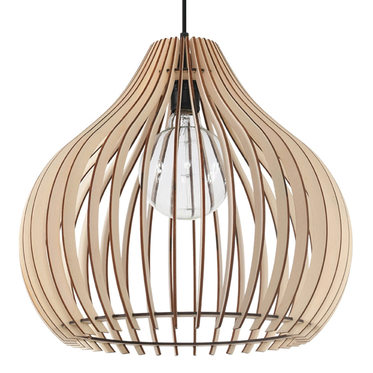 Lampa suspendata APRILLA lemn