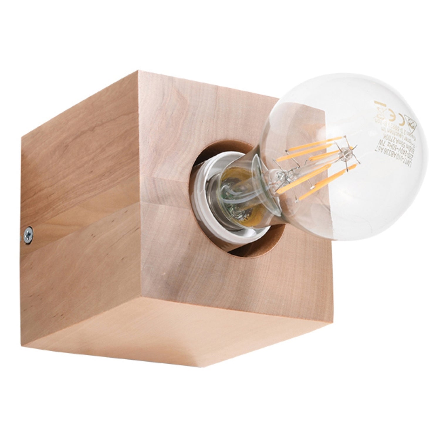 Aplică de perete ARIZ din lemn natural, scandinav – Lumiex