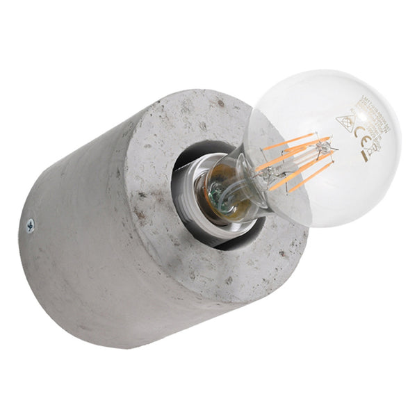 Aplică de perete SALGADO din beton gri, stil industrial – Lumiex