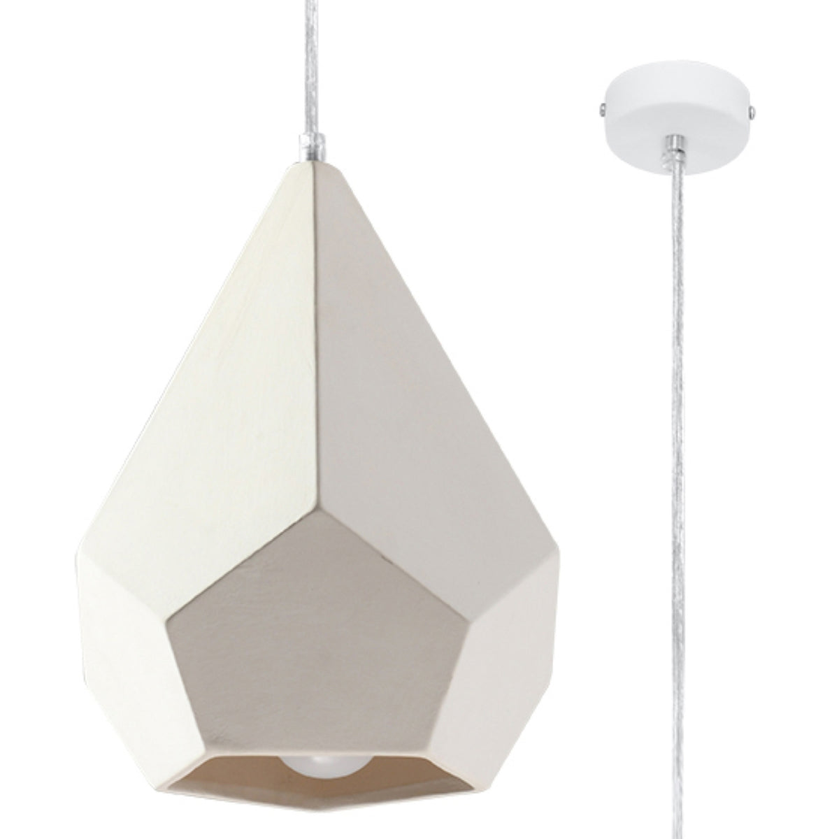 Lampa cu pandantiv din ceramica PAVLUS