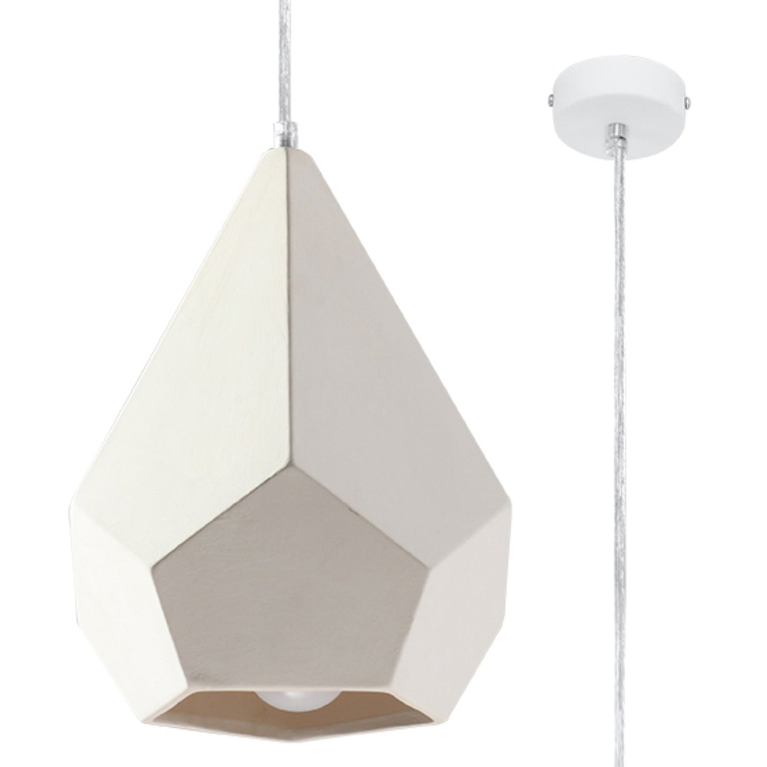 Lampa cu pandantiv din ceramica PAVLUS