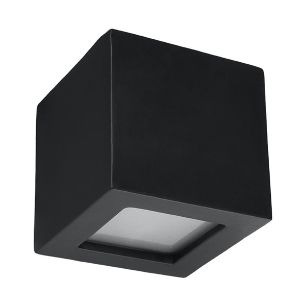 Lampă de perete ceramică LEO negru