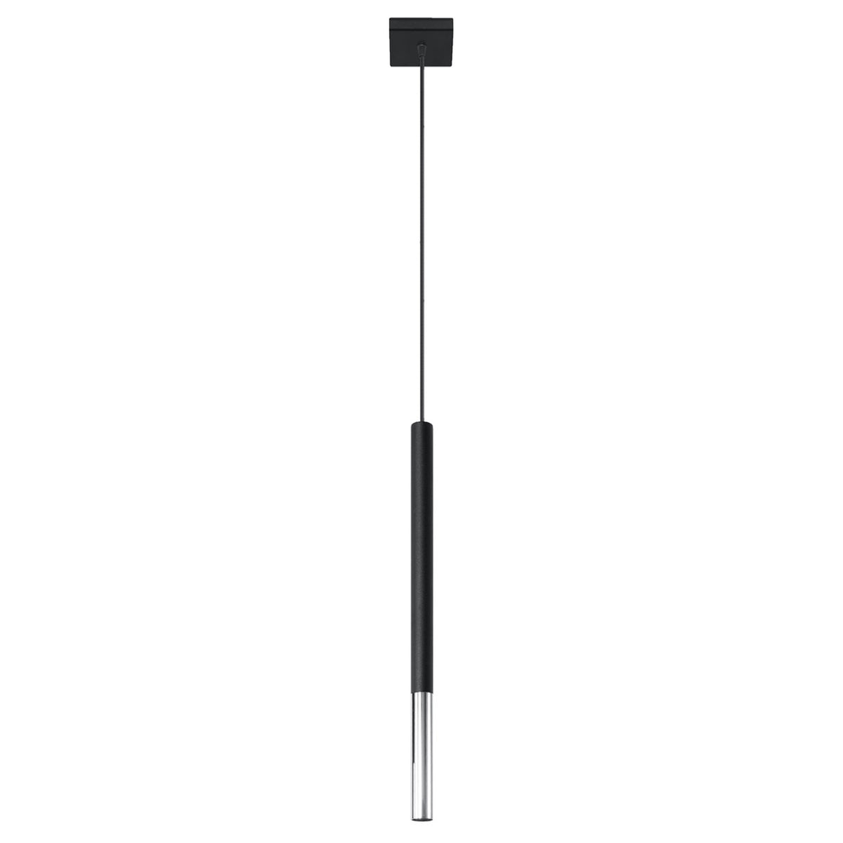 Lampa cu pandantiv MOZAICA 1 negru/crom