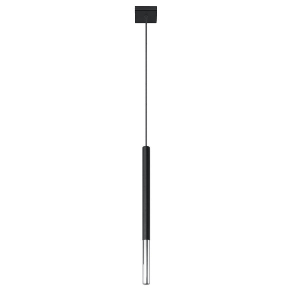 Lampa cu pandantiv MOZAICA 1 negru/crom