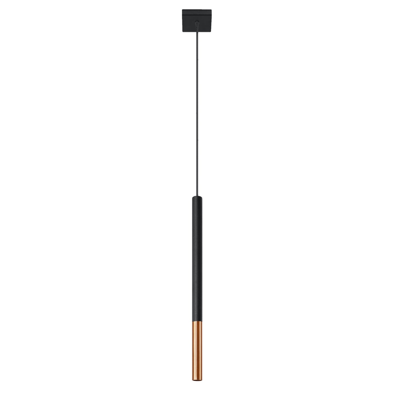 Lampa pandantiv MOZAICA 1 negru/cupru