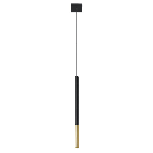 Lampa pandantiv MOZAICA 1 negru/auriu