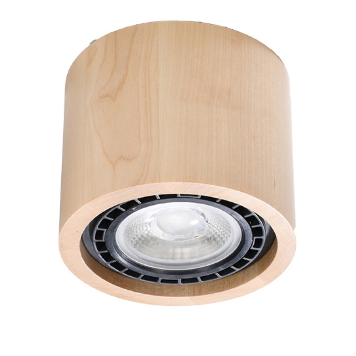 Plafonieră BASIC 1 din lemn natural, stil scandinav – Lumiex