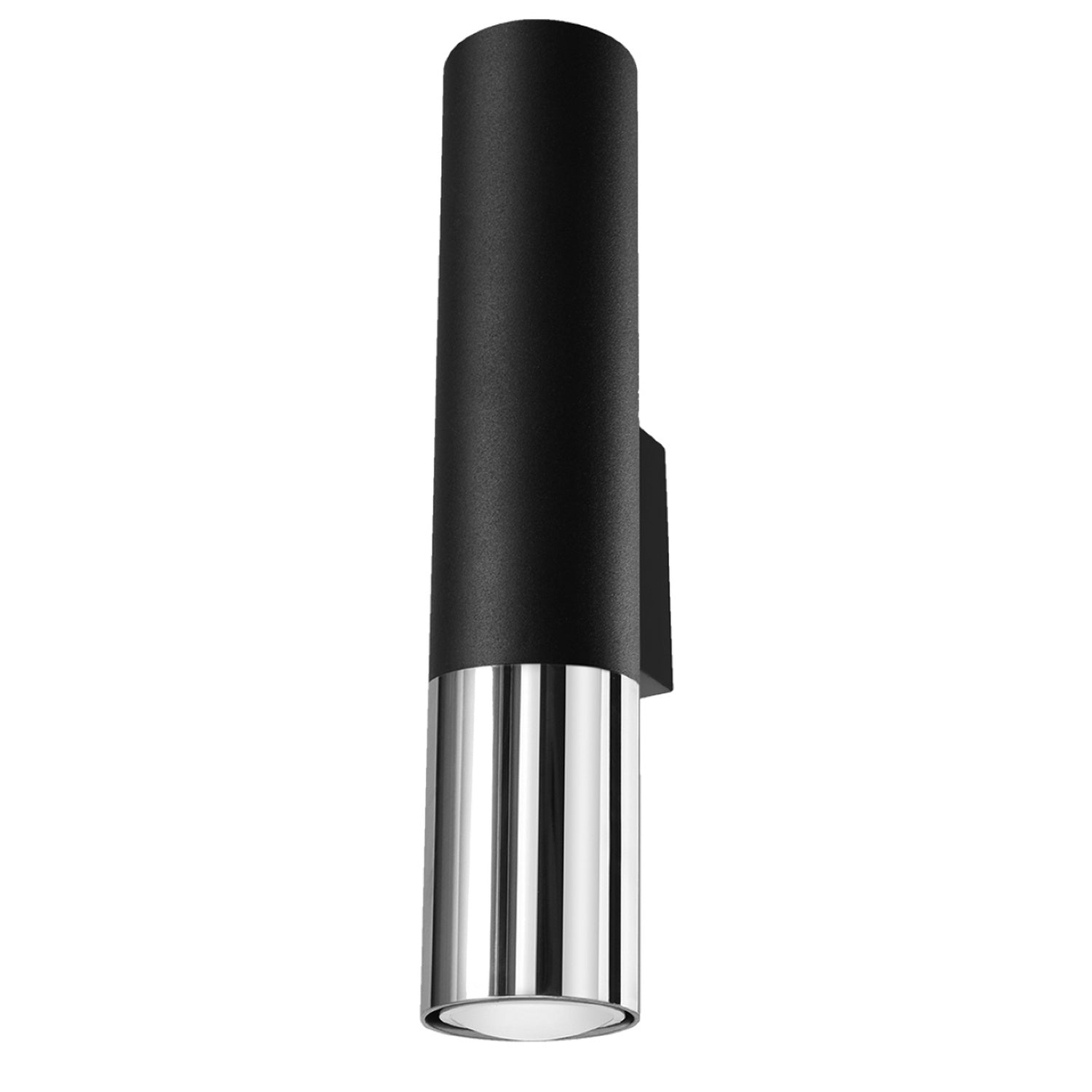 Lustra de perete LOOPEZ negru/crom