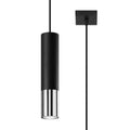 Lampa pandantiv LOOPEZ 1 negru/crom