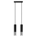 Lampa pandantiv LOOPEZ 2 negru/cromat