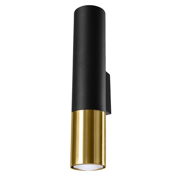 Lampa de perete LOOPEZ negru/auriu