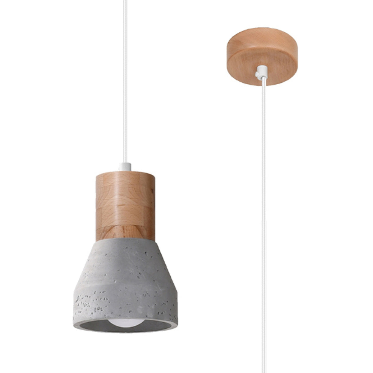Lampă suspendată QUBIC gri