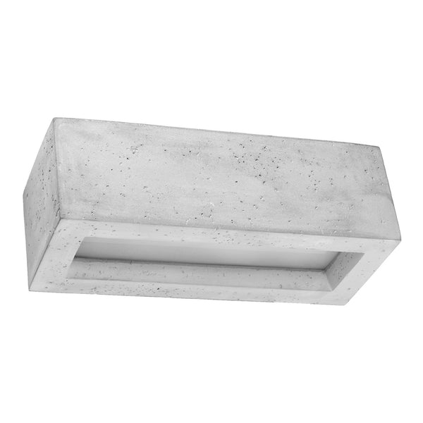 Aplică de perete VEGA 30 din beton și sticlă, modern – Lumiex