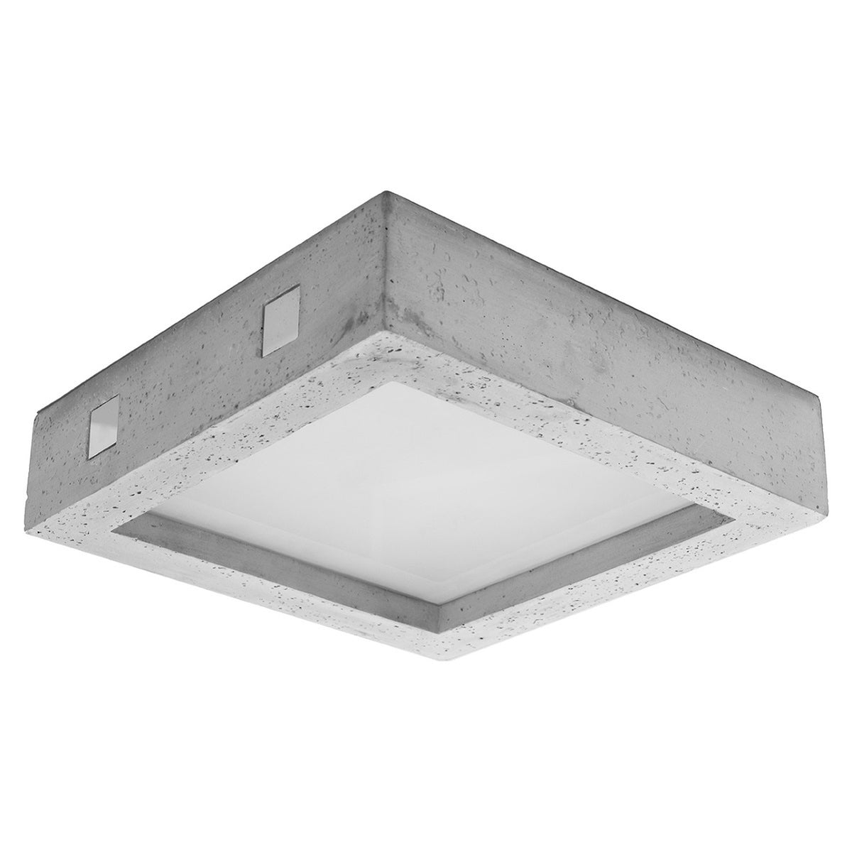 Plafonieră RIZA din beton și sticlă, stil industrial – Lumiex