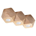 Lampa de tavan WOODY 3 lemn natural