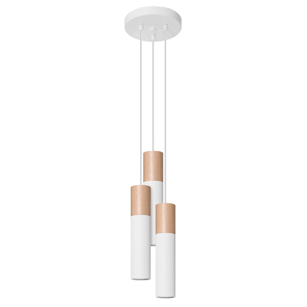 Lampa suspendata PABLO 3P alb