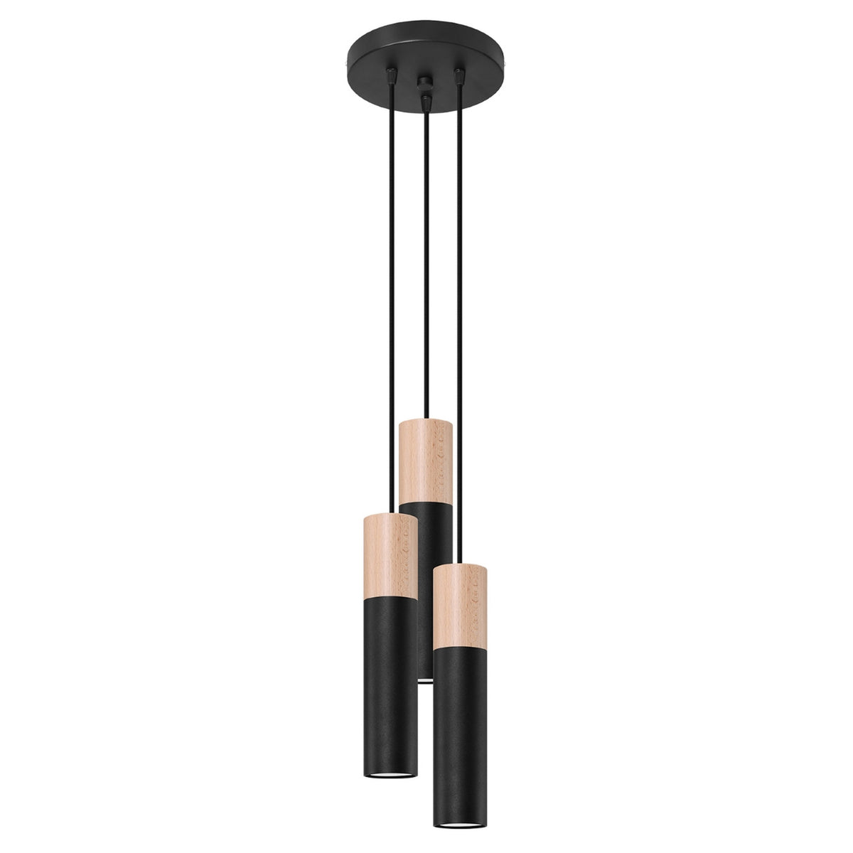 Lampa suspendata PABLO 3P negru