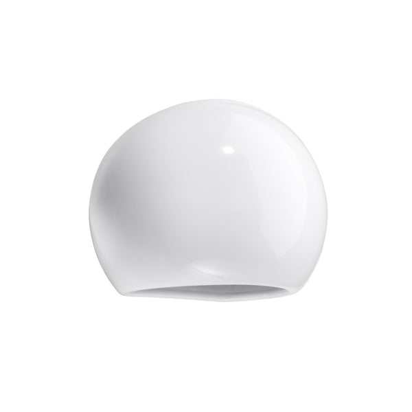 Lampă de perete lăcuită GLOBE alb lucios
