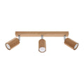 Lampa de tavan ZEKE 3 stejar