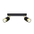 Plafonieră NERO 2 negru/golden