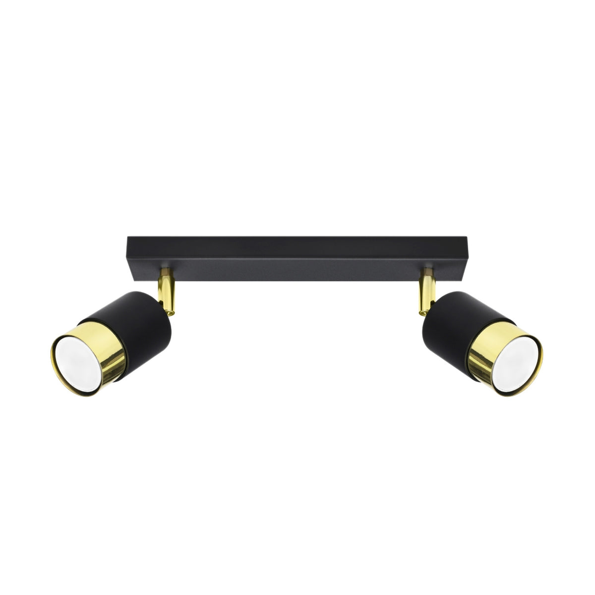 Plafonieră NERO 2 negru/golden