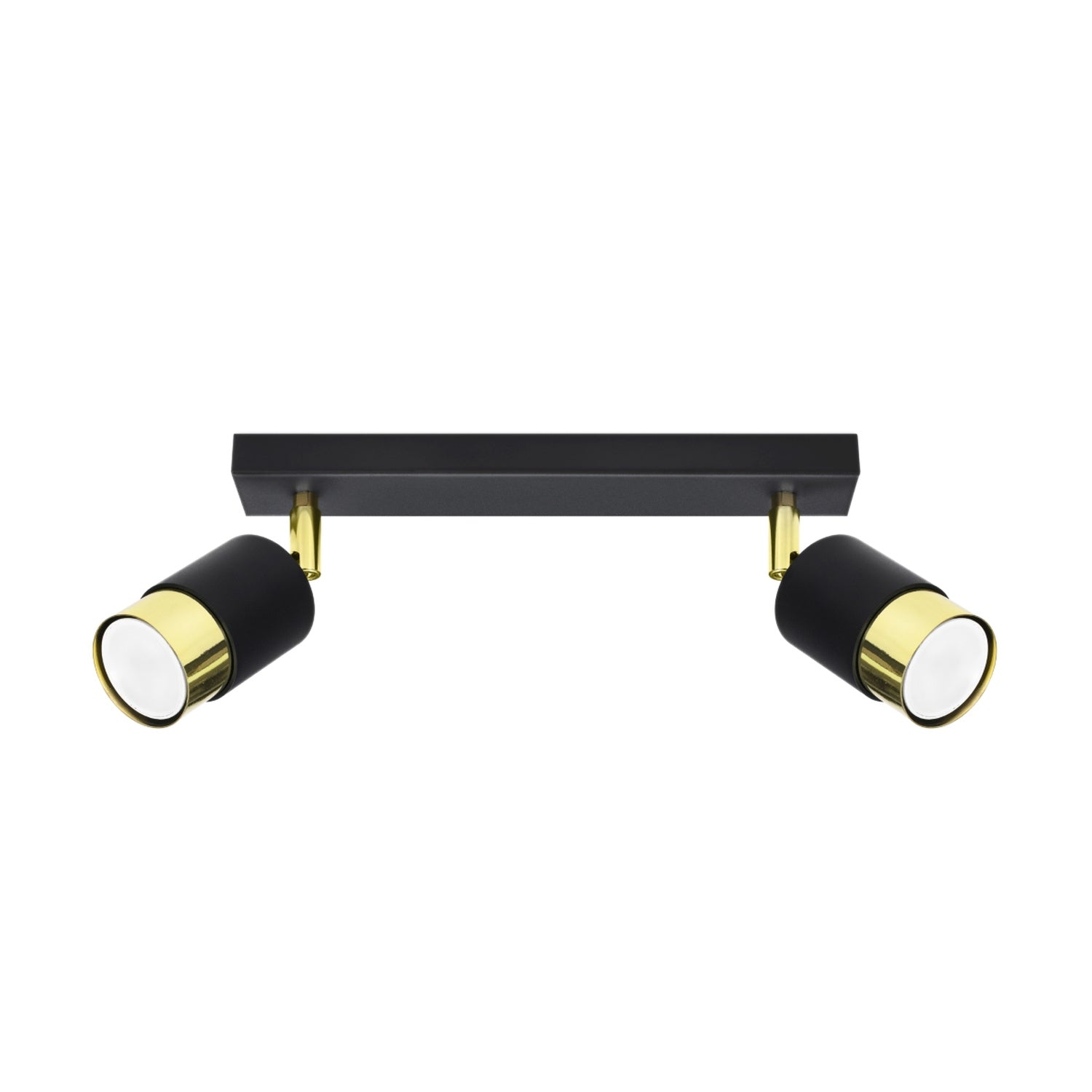 Plafonieră NERO 2 negru/golden