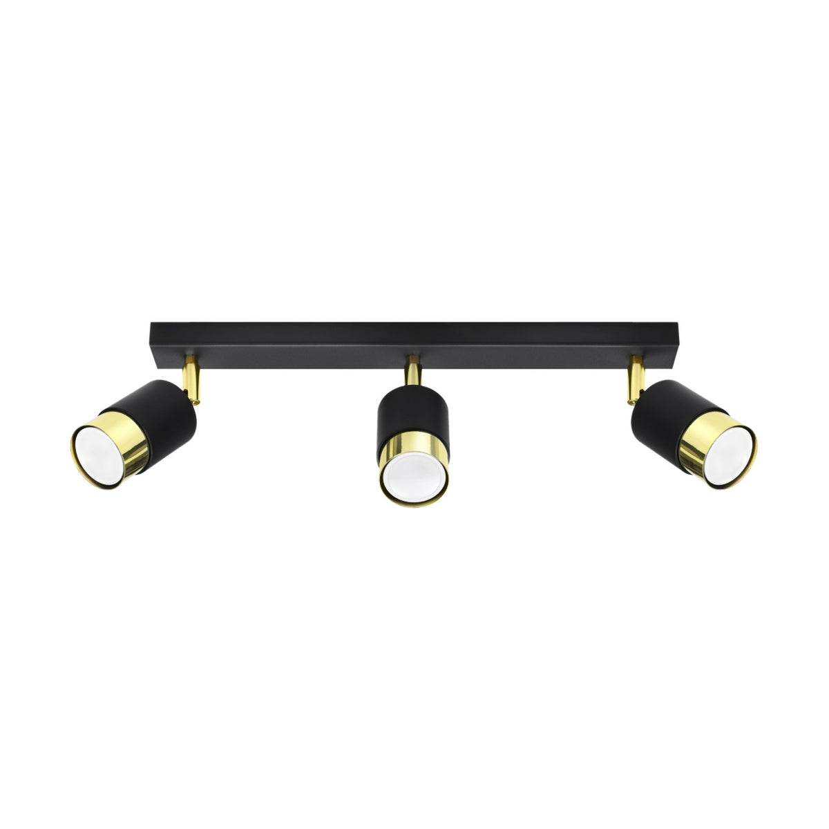 Plafonieră NERO 3 negru/golden
