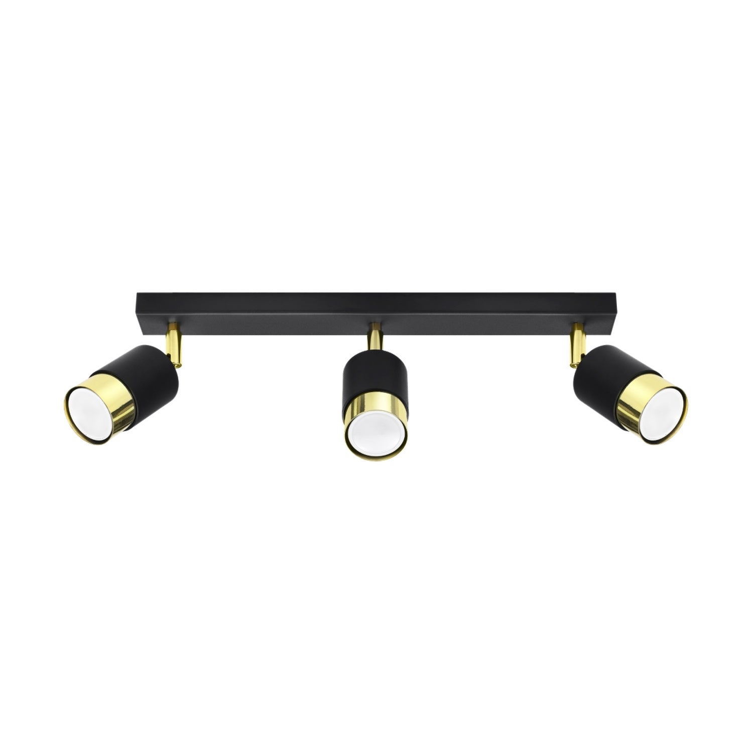 Plafonieră NERO 3 negru/golden