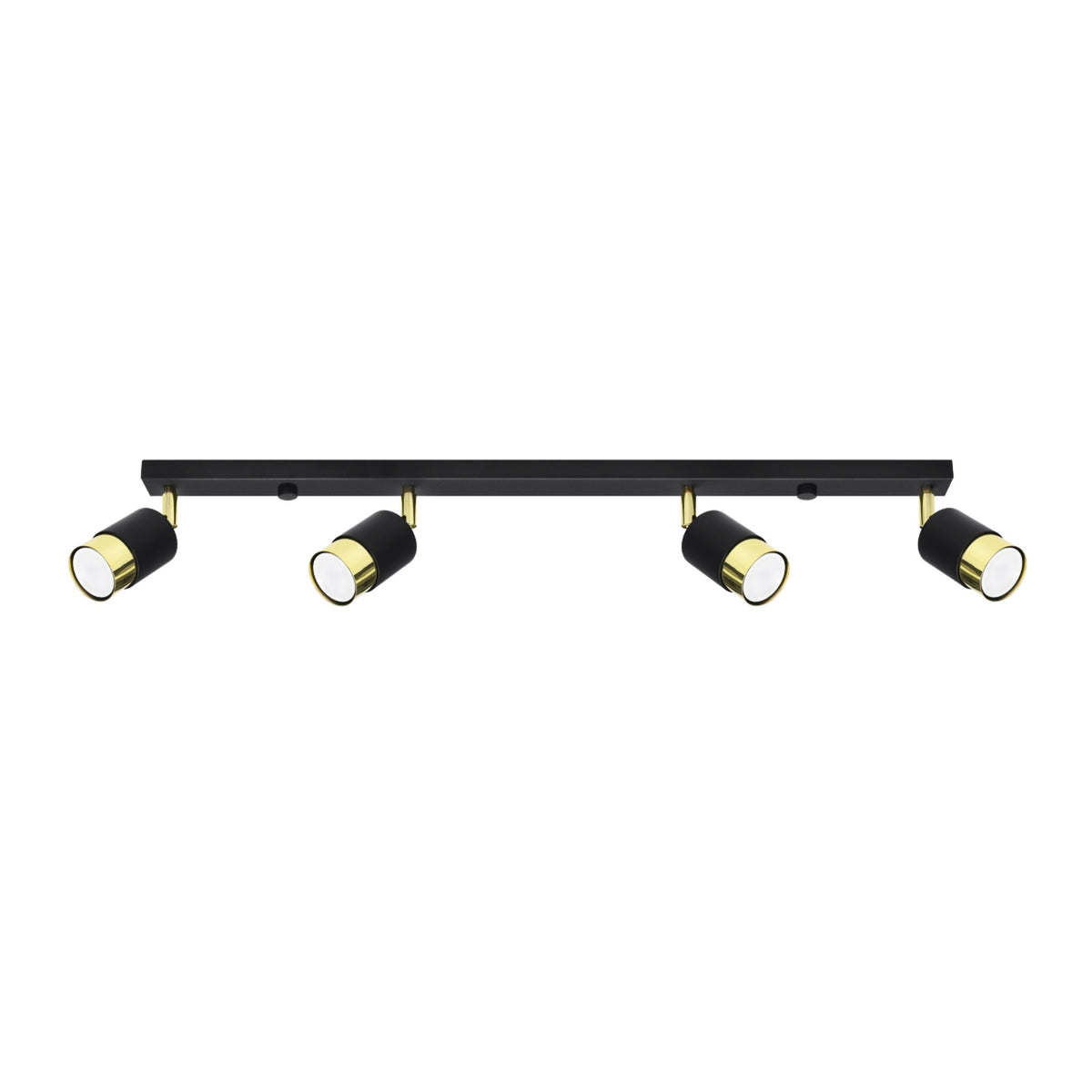 Plafonieră NERO 4 negru/golden