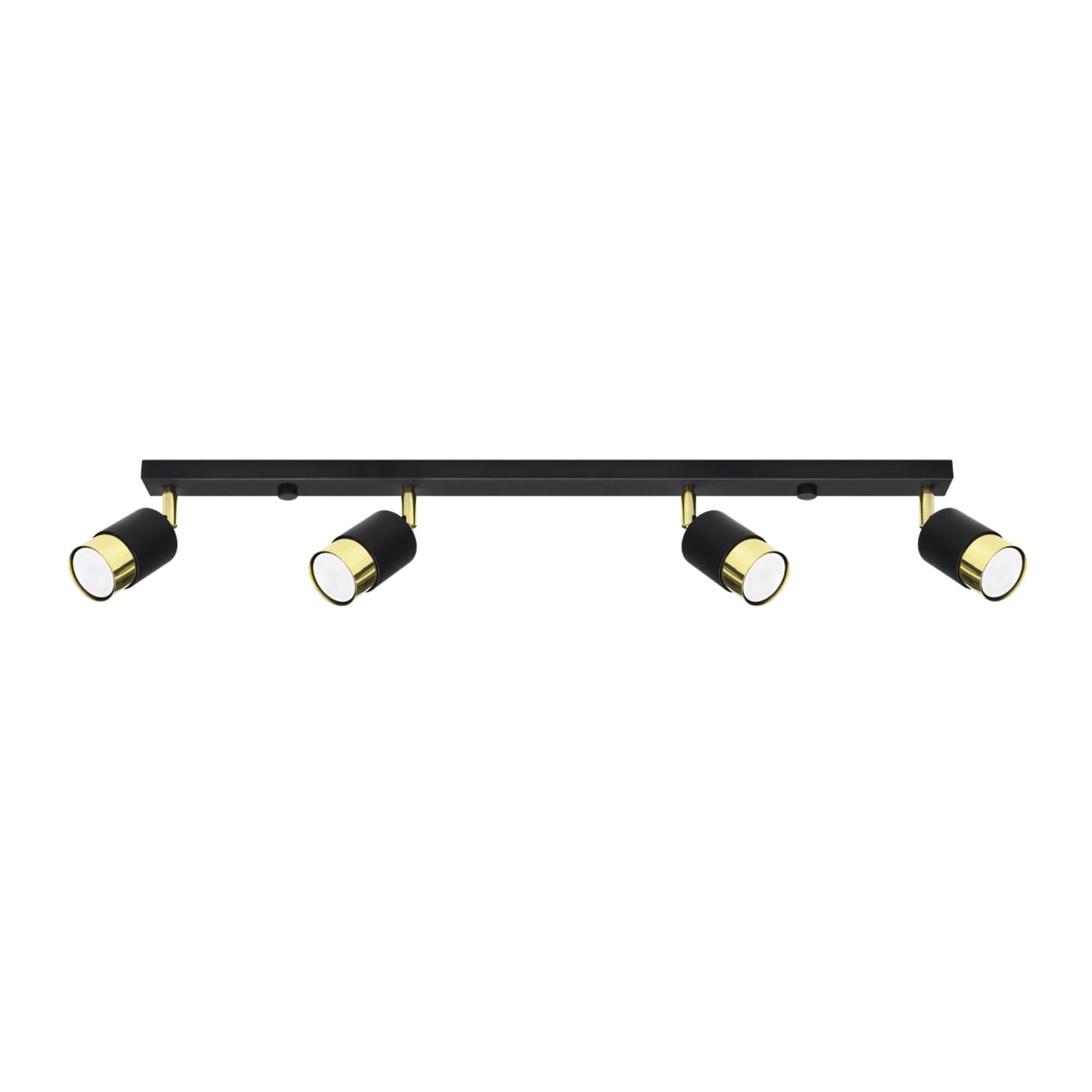 Plafonieră NERO 4 negru/golden