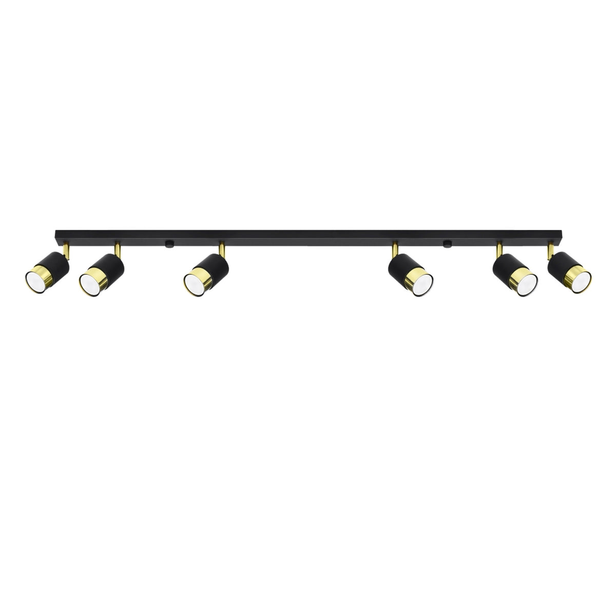 Plafonieră NERO 6 negru/golden