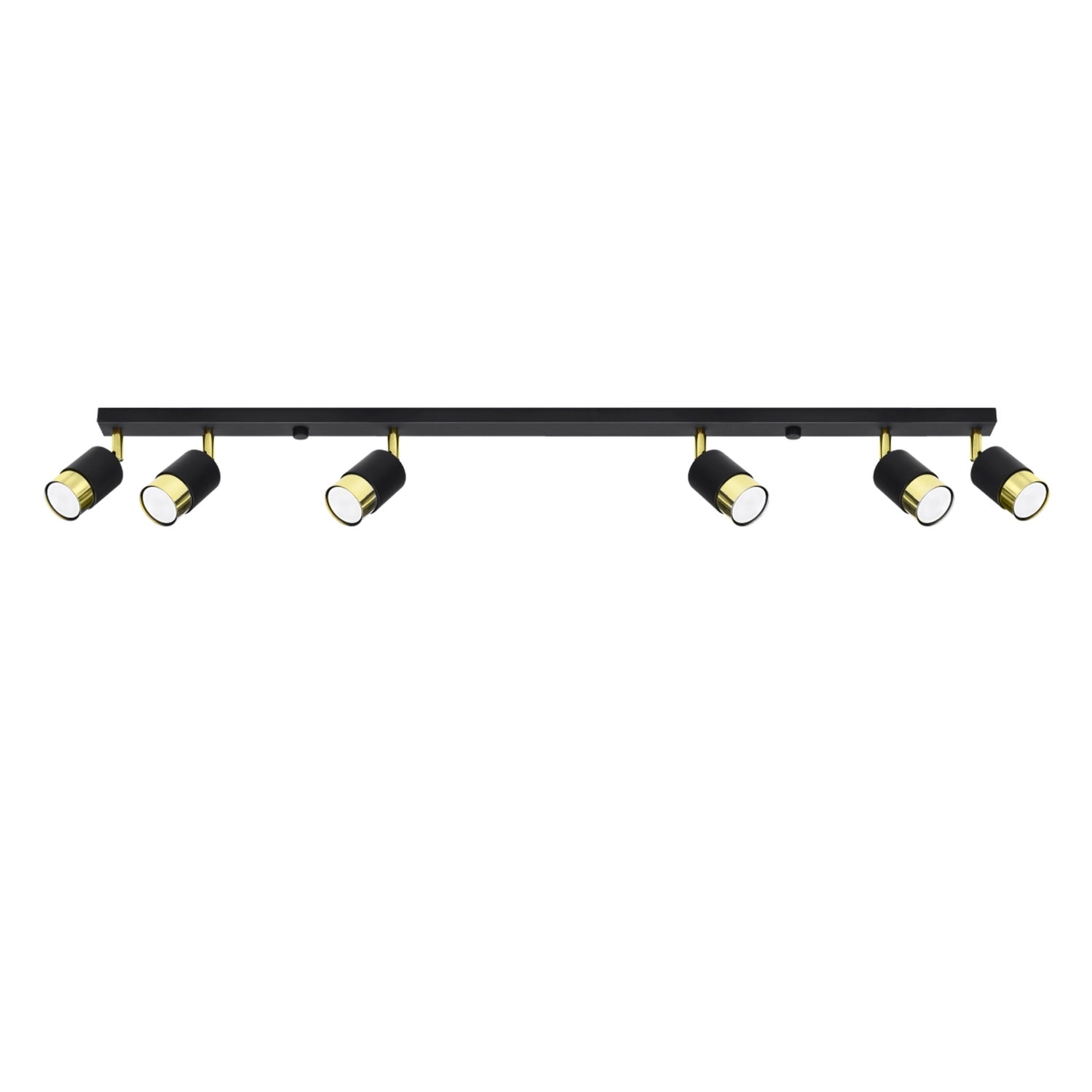 Plafonieră NERO 6 negru/golden