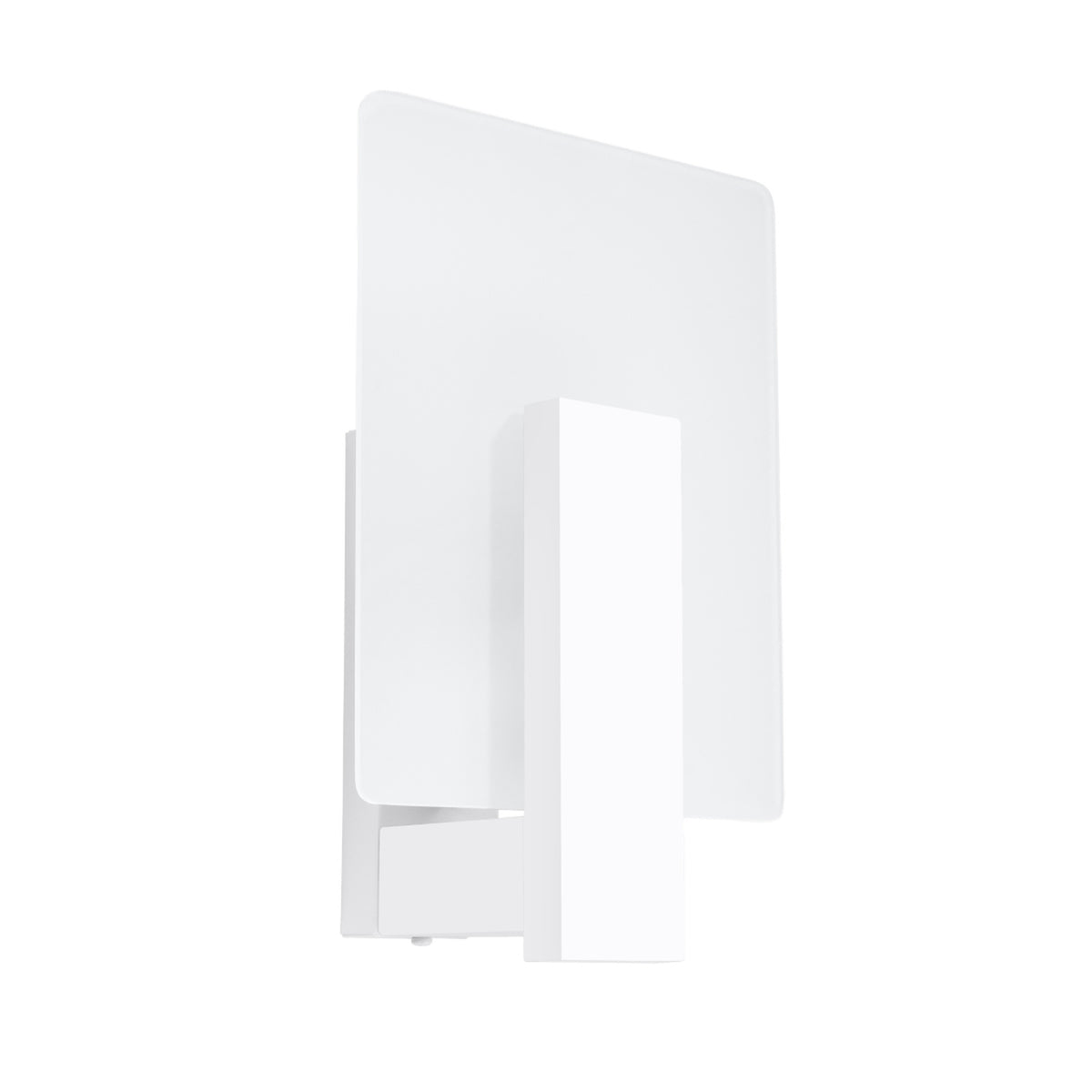 Aplică de perete LAPPO albă din lemn şi sticlă, scandinav – Lumiex