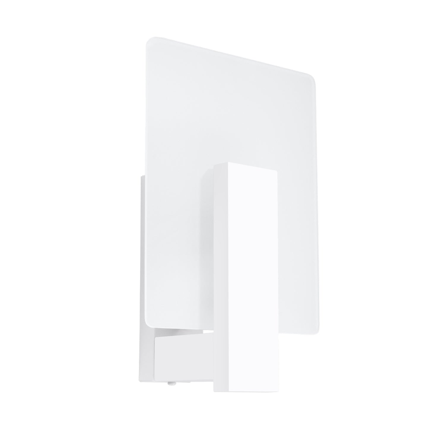 Aplică de perete LAPPO albă din lemn şi sticlă, scandinav – Lumiex