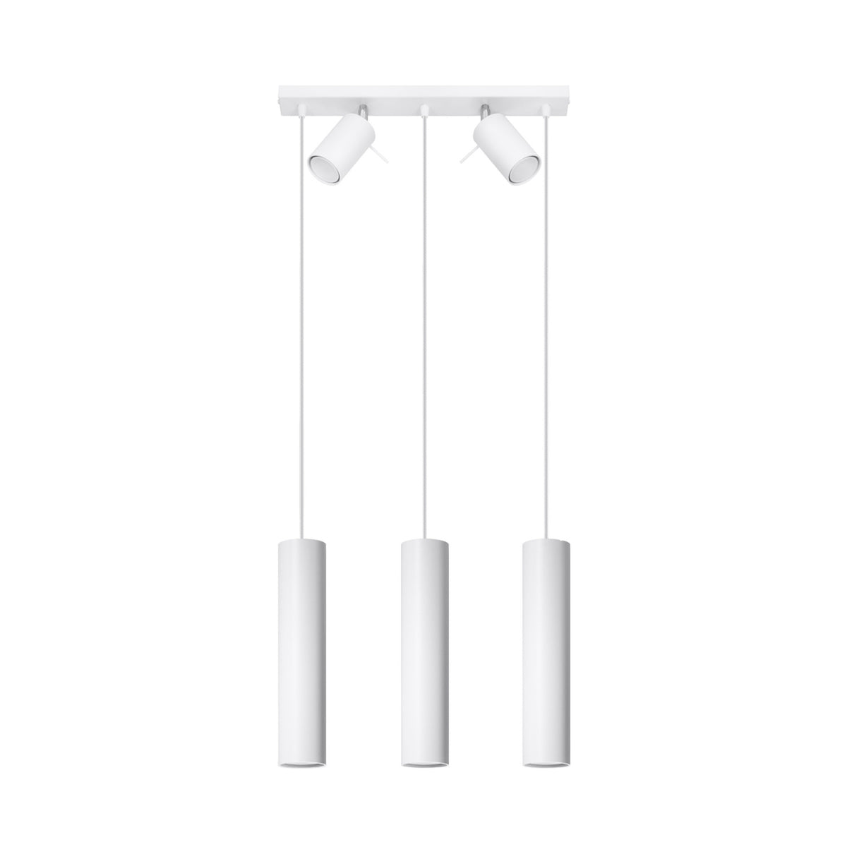 Lampă suspendată RING 3 alb