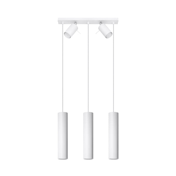 Lampă suspendată RING 3 alb