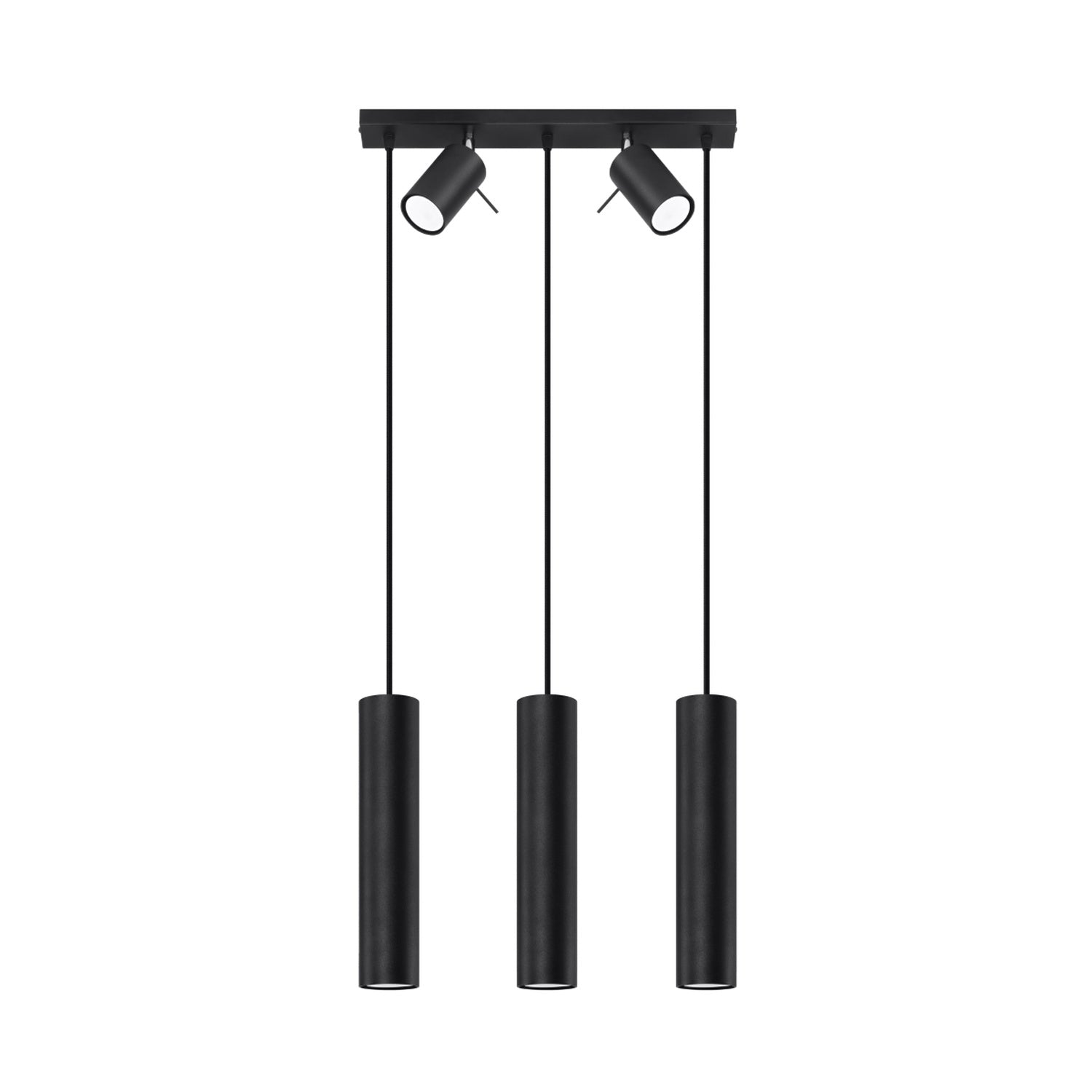 Lampă suspendată RING 3 negru