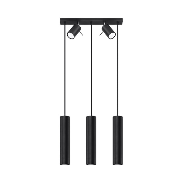 Lampă suspendată RING 3 negru