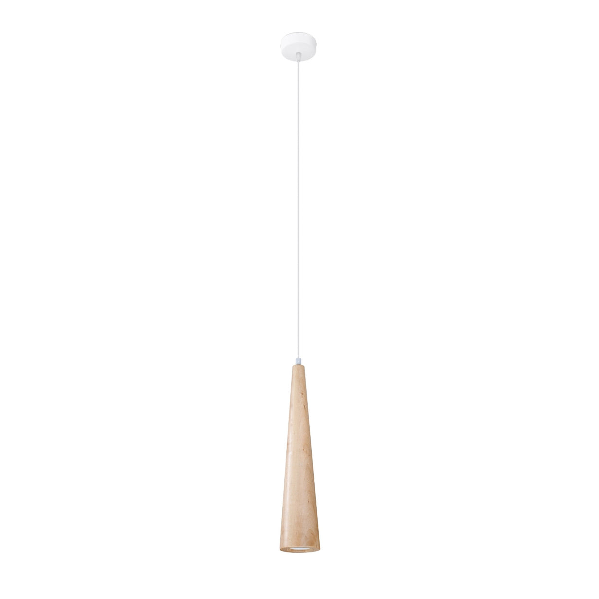 Lampa suspendata SULA 1 lemn natural