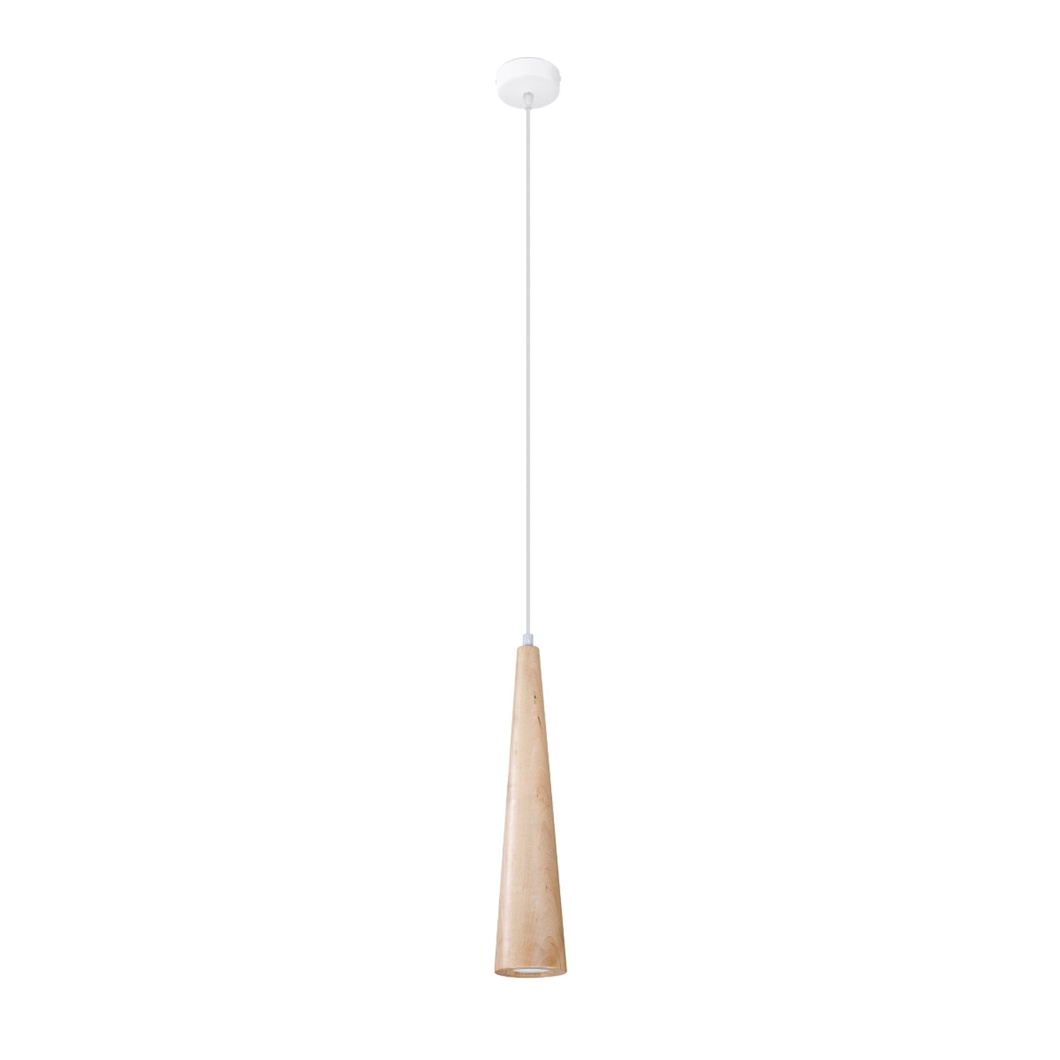 Lampa suspendata SULA 1 lemn natural